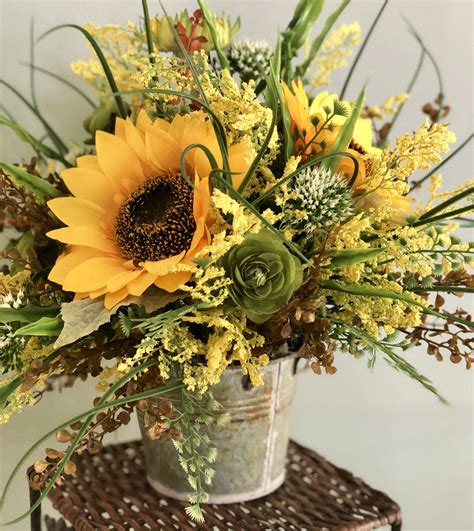 sunflower centerpieces for tables